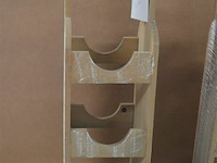 2 houten wijnrekjes voor 6 flessen - afbeelding 2 van  4