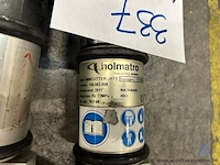 2 hydraulische scharen holmatro, minicutter hts, bouwjaar 2011, maximale druk 72 mpa, maximale capaciteit 78.5 kn. werking niet gekend. - afbeelding 2 van  2