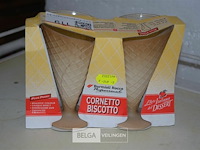 2 ijskopjes in hoornvorm - afbeelding 3 van  3