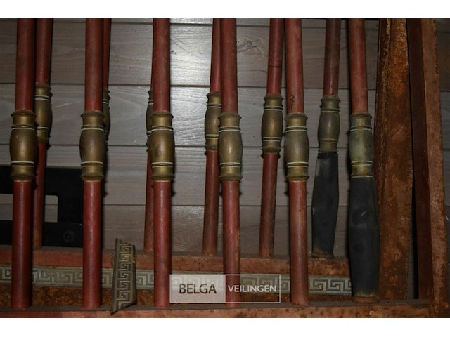 2 ijzeren poorten 215x67cm - afbeelding 5 van  6