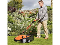 2-in-1 elektrische scarifier, gazonbeluchter, 30l grasverzamelaar, 1800w wiedmachine - afbeelding 3 van  10