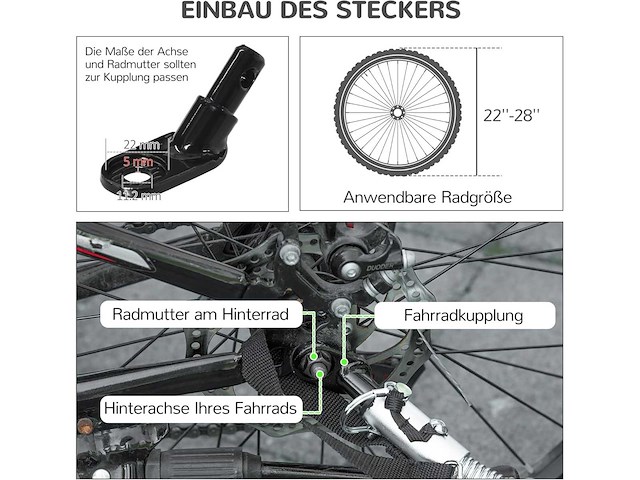 2-in-1 hondenfietsaanhanger - afbeelding 5 van  6