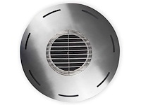 2-in-1 houtskool grill & vuurschaal – rvs kookplaat - ø60 cm - afbeelding 3 van  3