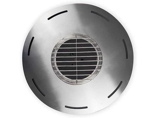 2-in-1 houtskool grill & vuurschaal – rvs kookplaat - ø60 cm - afbeelding 3 van  3