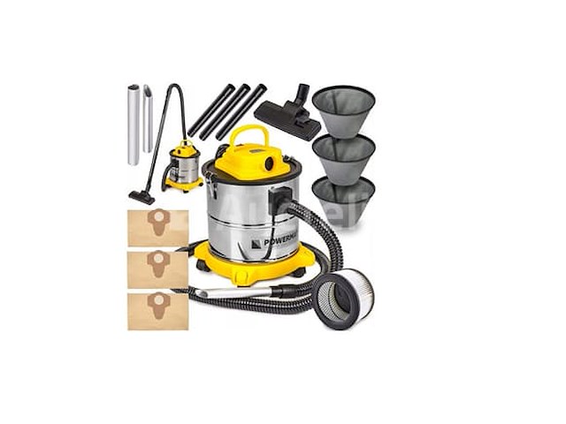 2-in-1 industriële schoorsteenstofzuiger powermat pm-esp-2000 - afbeelding 1 van  2