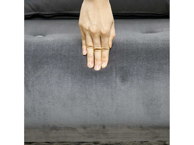 2-in-1, relaxstoel, uitklapbed - grijs - afbeelding 6 van  6