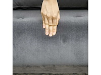 2-in-1, relaxstoel, uitklapbed - grijs - afbeelding 6 van  7