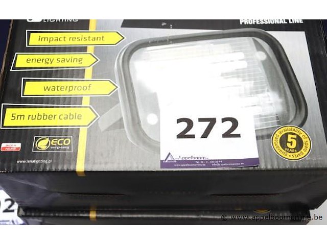 2 industriële werflampen lena lighting magnum 36w, werking niet gekend - afbeelding 2 van  2