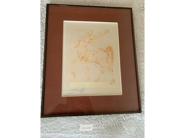 2 ingelijste kunstwerken salvador dali - afbeelding 3 van  4