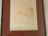 2 ingelijste kunstwerken salvador dali - afbeelding 3 van  4