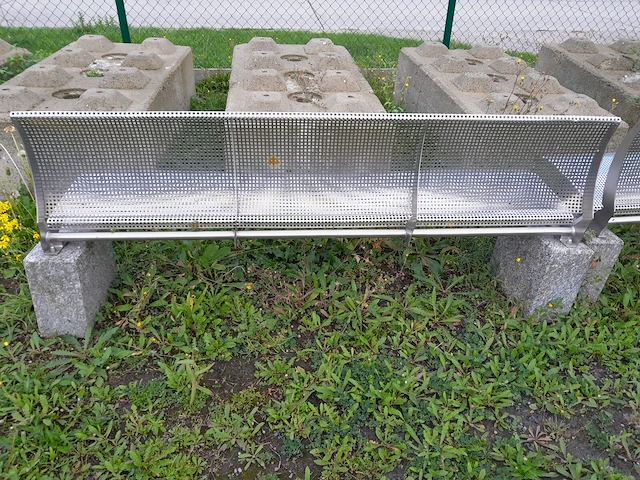 2 inox zintbanken - afbeelding 4 van  4