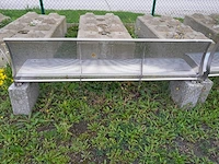 2 inox zintbanken - afbeelding 4 van  4