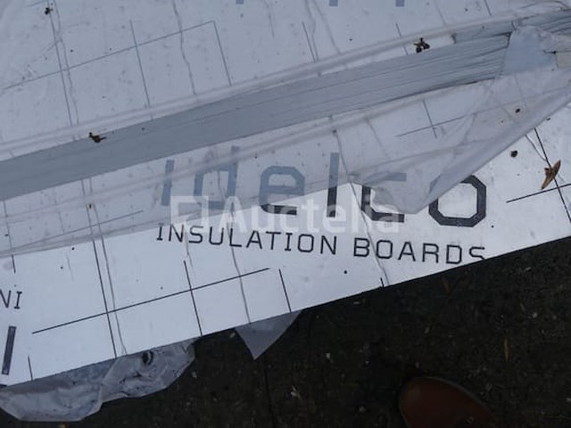 2 isolatiepanelen met aluminiumfolie, 12 cm dik, idelco a-therm - afbeelding 2 van  4