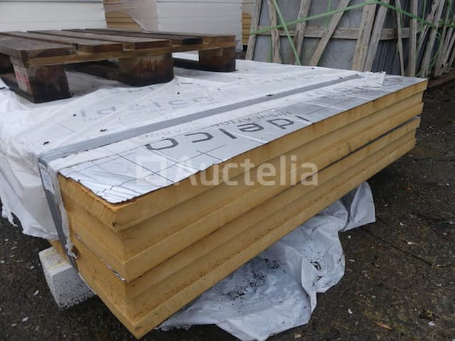 2 isolatiepanelen met aluminiumfolie, 12 cm dik, idelco a-therm - afbeelding 4 van  4