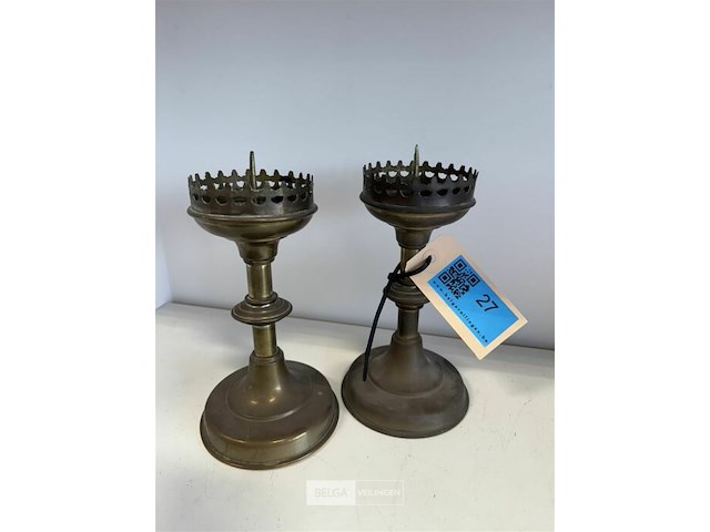 2 kandelaars - afbeelding 1 van  3
