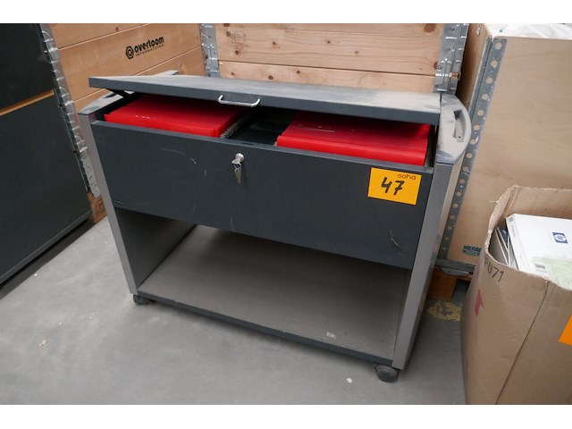 2 kastjes + bureaubenodigheden - afbeelding 1 van  4