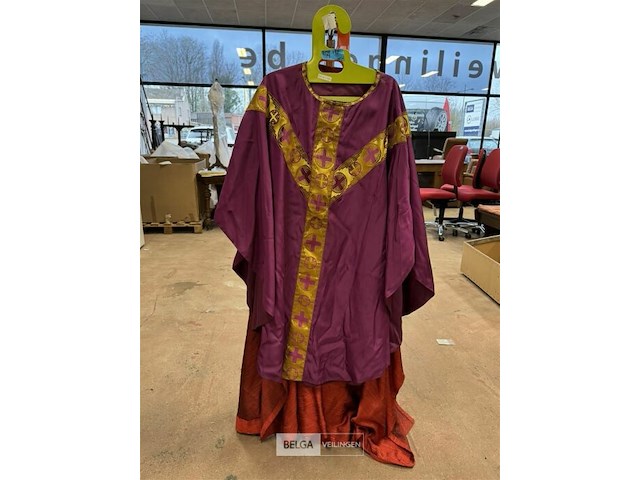 2 kazuifels paars en rood - afbeelding 1 van  2