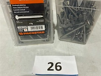 2 kg draadnagels met platte kop 3,4x65mm - afbeelding 3 van  3