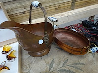 2 koperen decoratie - afbeelding 1 van  2