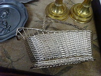 2 koperen kandelaars + wijnfleshouder - afbeelding 3 van  3