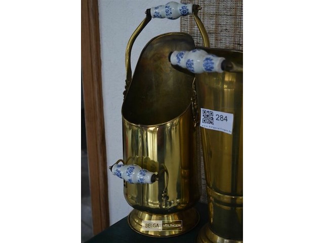 2 koperen kolenpotten - afbeelding 3 van  3