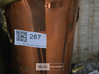 2 koperen kolenpotten - afbeelding 2 van  4