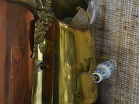 2 koperen kolenpotten - afbeelding 4 van  4