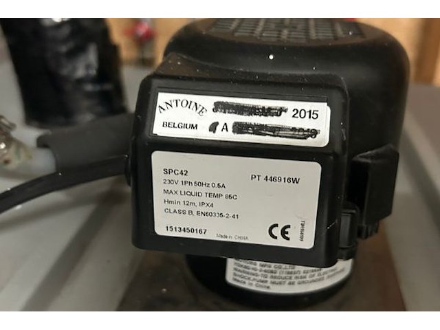 2 kraanstap + installatie/koeler + spoelbak antoine bar - afbeelding 4 van  16