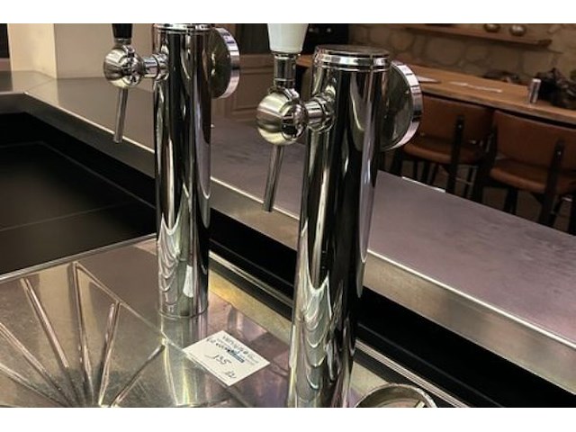 2 kraanstap + installatie/koeler + spoelbak antoine bar - afbeelding 9 van  16