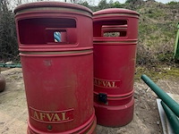 2 kunststof afvalbak - afbeelding 1 van  1