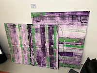 2 kunstwerken op doek - afbeelding 1 van  4