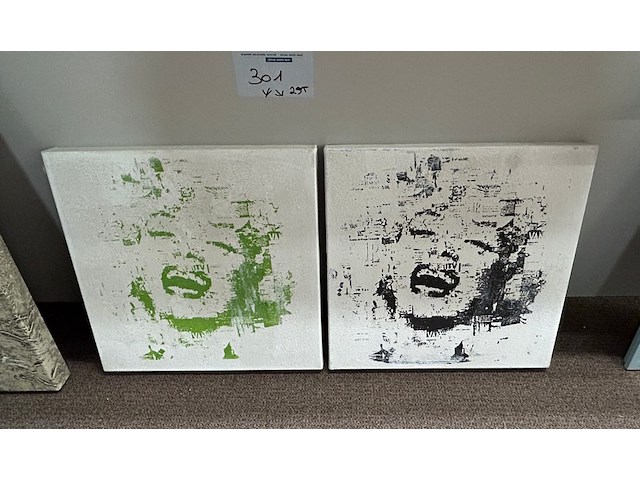 2 kunstwerken - afbeelding 1 van  2