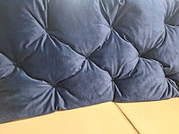 2 kussens voor een tuinbank - blauw - groen - afbeelding 2 van  6