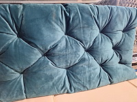 2 kussens voor een tuinbank - blauw - groen - afbeelding 4 van  6