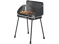 2 kw 2-branders 2-in-1 draagbare gasgrill met brandfunctie - afbeelding 2 van  5