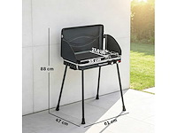 2 kw 2-branders 2-in-1 draagbare gasgrill met brandfunctie - afbeelding 3 van  5