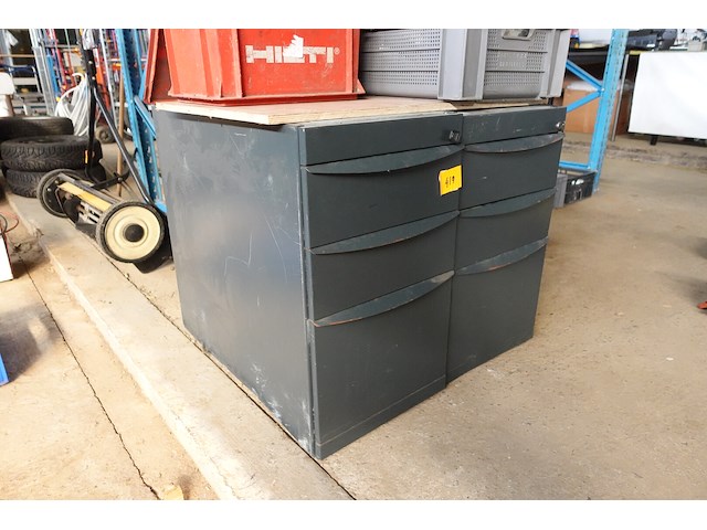 2 ladenkasten met 3 laden - afbeelding 2 van  4