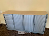 2 lage bureelkasten met bovenplaat - afbeelding 2 van  2