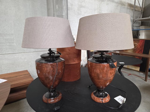 2 lampen sarri wortelnoten-look - afbeelding 1 van  11