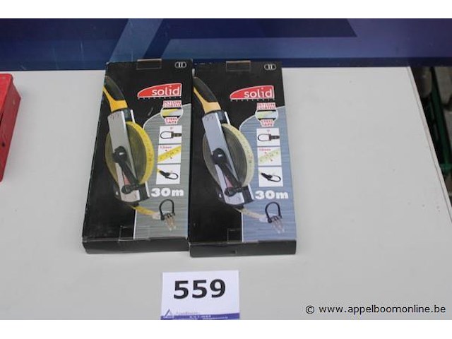 2 landmetermaat solid 30m - afbeelding 1 van  2