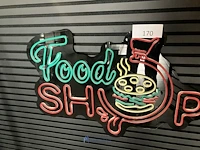2 led displays food shop