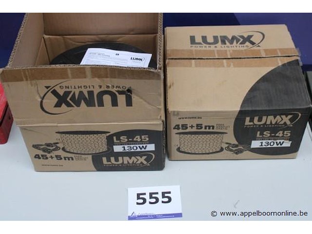 2 led lichtslangen lumx lm23046 50m, werking niet gekend - afbeelding 1 van  2