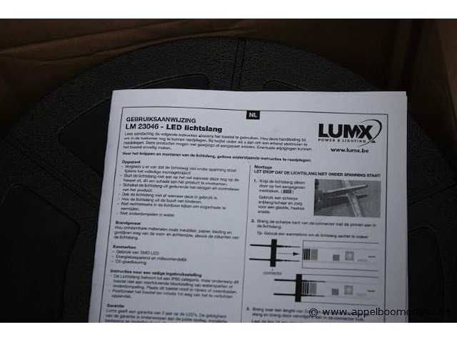 2 led lichtslangen lumx lm23046 50m, werking niet gekend - afbeelding 2 van  2