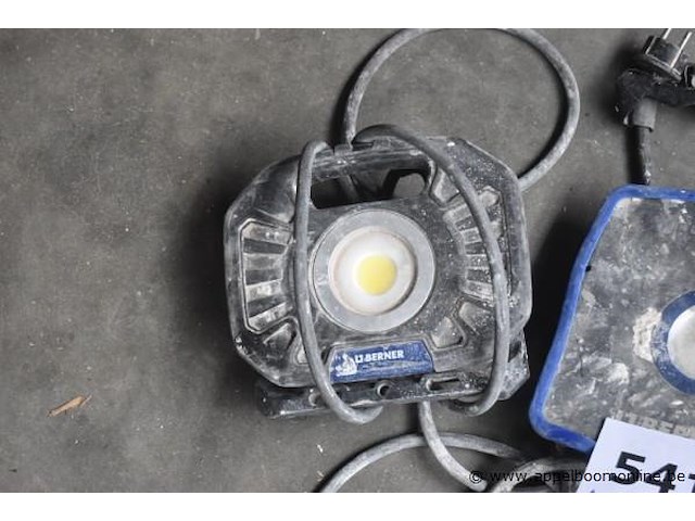 2 led werflampen berner, werking niet gekend - afbeelding 2 van  2