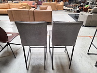 2 lederen barstoelen - afbeelding 4 van  6