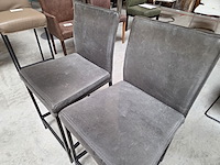 2 lederen barstoelen - afbeelding 5 van  6