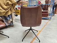 2 lederen draaistoelen bali - afbeelding 5 van  7
