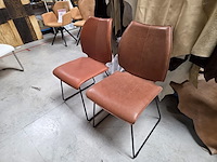 2 lederen eetkamerstoelen bali - afbeelding 3 van  7