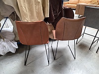 2 lederen eetkamerstoelen bali - afbeelding 4 van  7