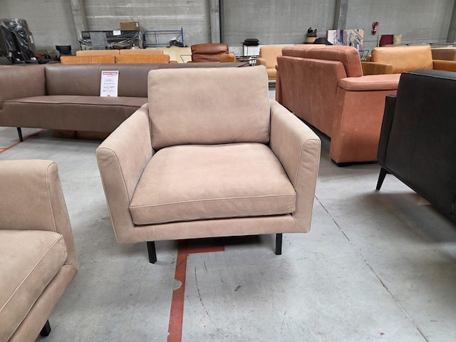 2 lederen fauteuilles alzano - afbeelding 2 van  8